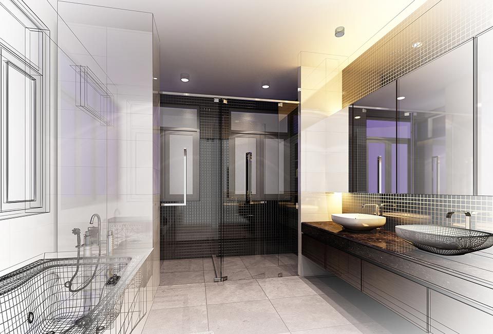 3D rendering for kitchen renovation for Home Builders In Austin, Texas