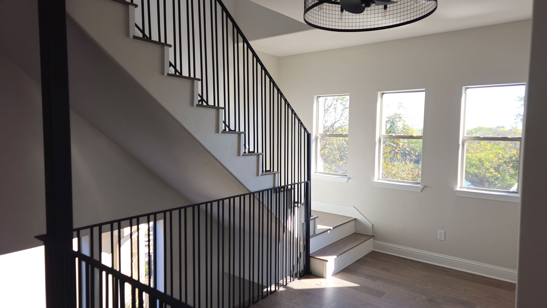 staircase in a home after custom Home Builder In Austin, TX