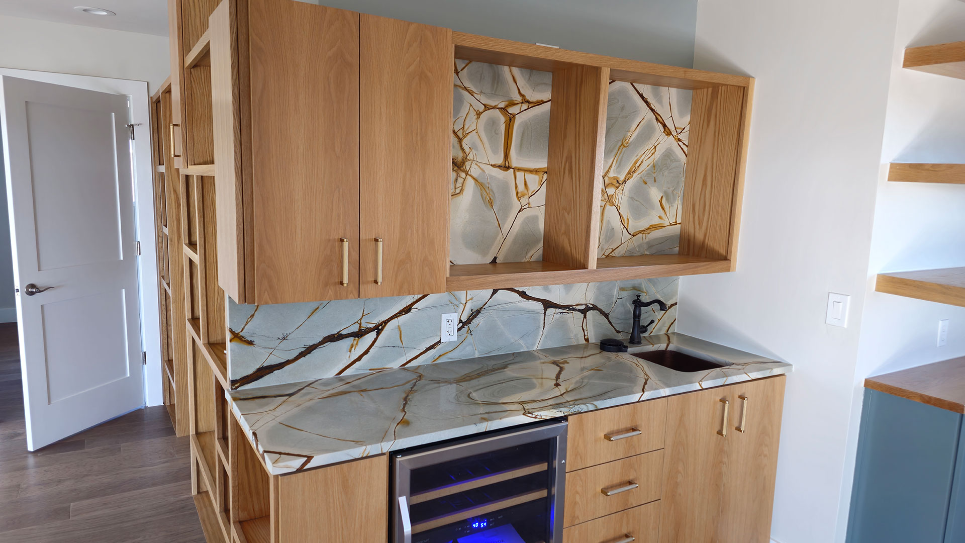 custom countertop and sink by Home Builders In Austin, Texas